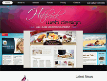 Tablet Screenshot of hitchcockwebdesign.com